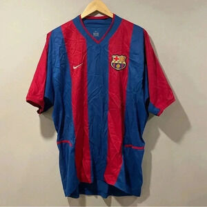 FC BARCELONA 2002-03 HOME SHIRT  PLAYER ISSUE NIKE JERSEY SOCCER ETO’O. RARE